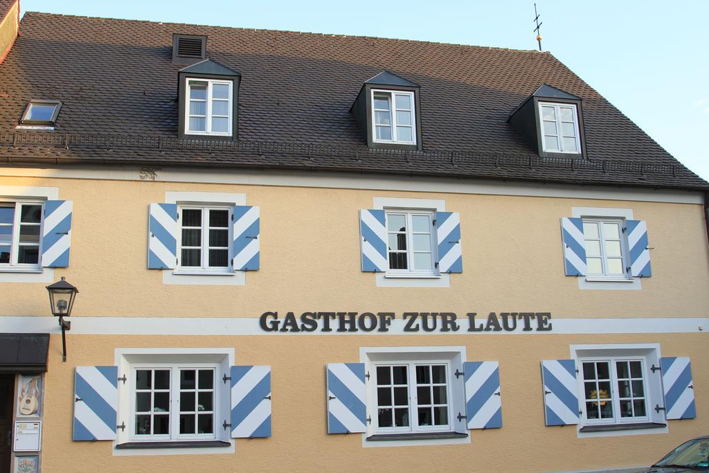 Hotel Garni Zur Laute Mindelheim Bagian luar foto