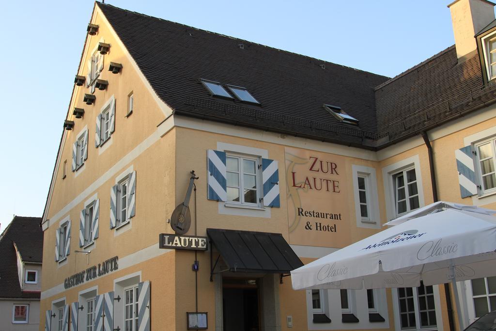 Hotel Garni Zur Laute Mindelheim Bagian luar foto